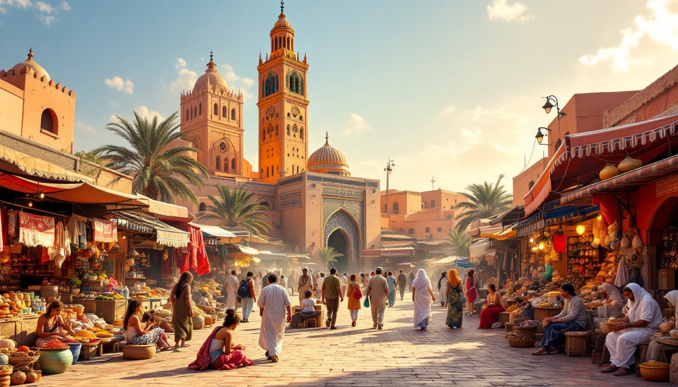 plongez dans l'envoûtante ville de marrakech avec notre guide complet pour 2025. découvrez ses trésors cachés, ses souks colorés, ses palais majestueux et bien plus encore. préparez votre séjour inoubliable et explorez la magie de marrakech à travers ses traditions et son ambiance unique.