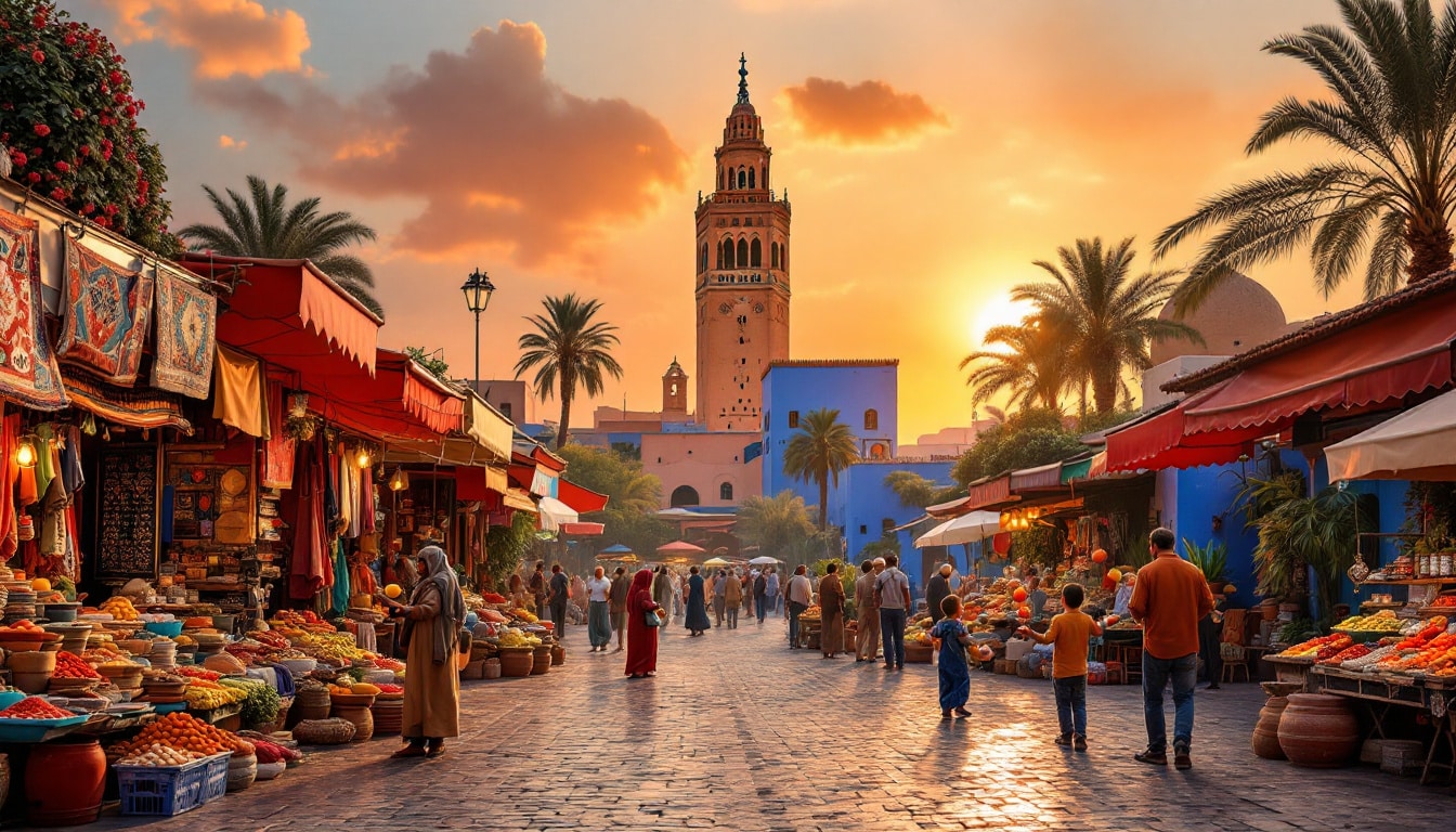 explorez marrakech en 3 jours avec notre itinéraire complet et des conseils pratiques pour profiter pleinement de cette ville fascinante. découvrez ses souks, ses palais et ses jardins tout en expérimentant la richesse de la culture marocaine.