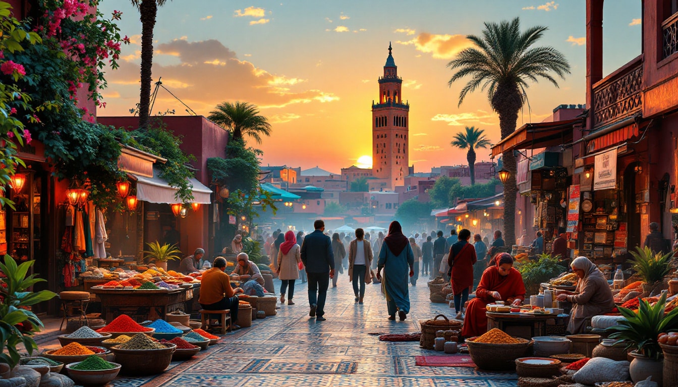 plongez dans l'envoûtante magie de marrakech avec notre itinéraire de trois jours. explorez les souks colorés, les palais historiques et savourez la délicieuse cuisine locale. une expérience inoubliable vous attend au cœur de cette ville captivante.