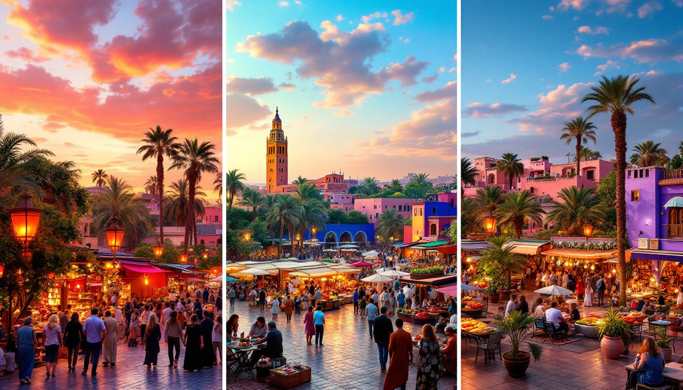 explorez marrakech en 3 jours grâce à notre guide pratique ! découvrez les incontournables de la ville, des souks vibrants aux palais majestueux, en passant par la délicieuse cuisine locale. préparez-vous à vivre une expérience inoubliable au cœur du mystère et de la beauté de marrakech.